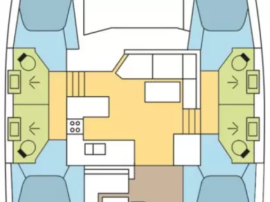 Wynajem Katamaran Lagoon z patentem 