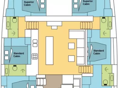 Wynajem łodzi Raiatea Island tanio Lagoon 620