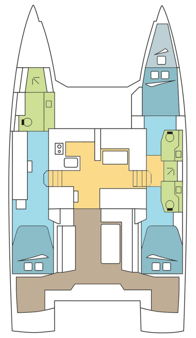 Wynajem w Komolac- Nautitech Nautitech 46 Fly na SamBoat
