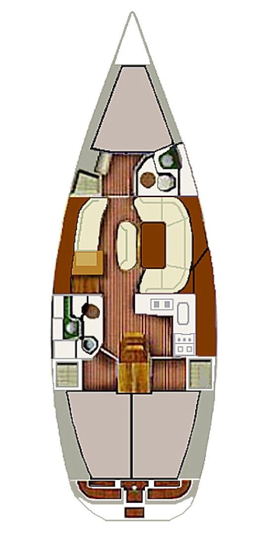 Wynajem Żaglowiec w Betina - Jeanneau Sun Odyssey 40