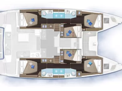 Wynajem łodzi Lagoon Lagoon 51 w Kaštela na SamBoat 