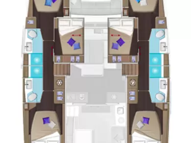 Wynajmij Katamaran z lub bez skippera Lagoon w Kaštela