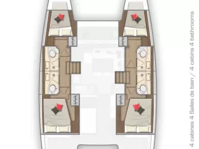Wynajem łodzi Lagoon Lagoon 40 w Primosten na SamBoat 