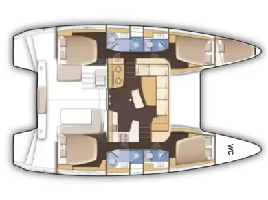 Lagoon Lagoon 42 między profesjonalistami a osobami prywatnymi w Paros (wyspa)