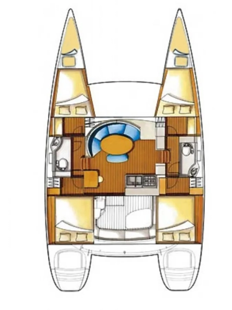 Wynajem w Lefkáda- Lagoon Lagoon 380 S2 na SamBoat
