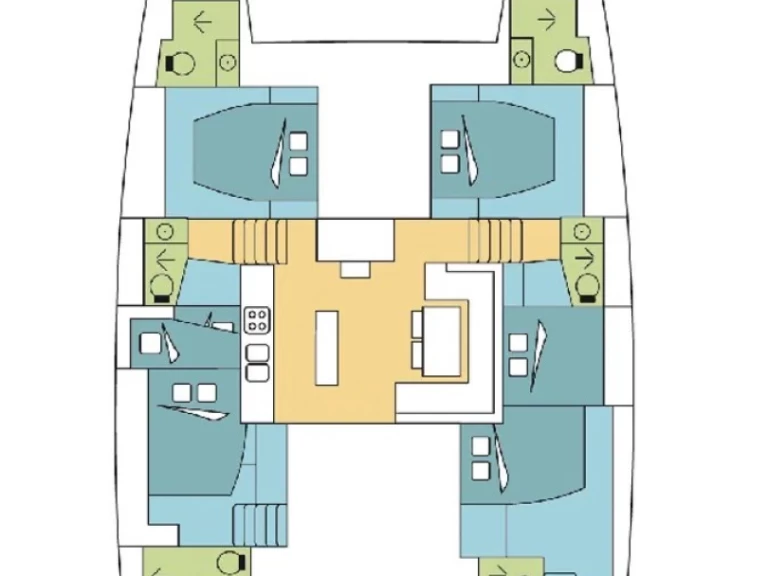 Wynajem Katamaran Lagoon z patentem 