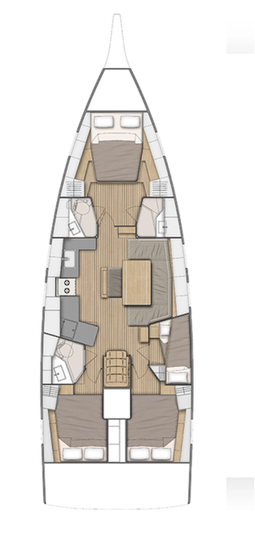 Bénéteau Oceanis 46.1 między profesjonalistami a osobami prywatnymi w Alimos
