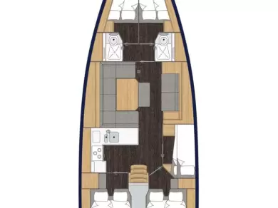 Wynajem łodzi Bavaria Bavaria C45 Holiday w Portisco na SamBoat 