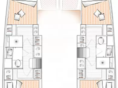 Wynajem łodzi Gouvia tanio Excess 11
