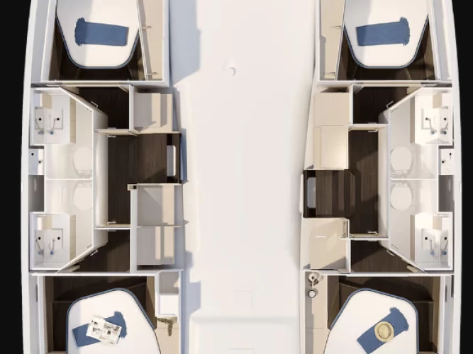 Wynajem w Rodi Garganico- Fountaine Pajot Fountaine Pajot FP 41 Quatuor 4 na SamBoat