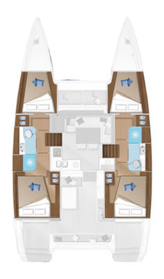 Wynajem łodzi Lagoon Lagoon 40 w Bormes-les-Mimosas na SamBoat 