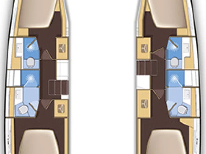 Wynajmij Katamaran z lub bez skippera Lagoon w Gouvia