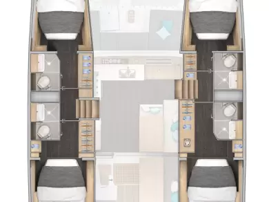 Wynajem w Alimos- Lagoon Lagoon 43 na SamBoat