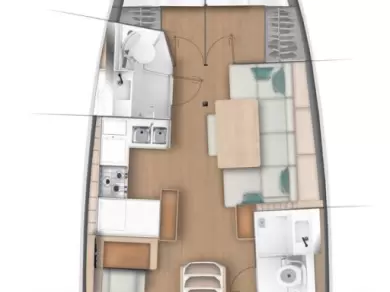 Wynajem łodzi Jeanneau Sun Odyssey 440 w Gouvia na SamBoat 