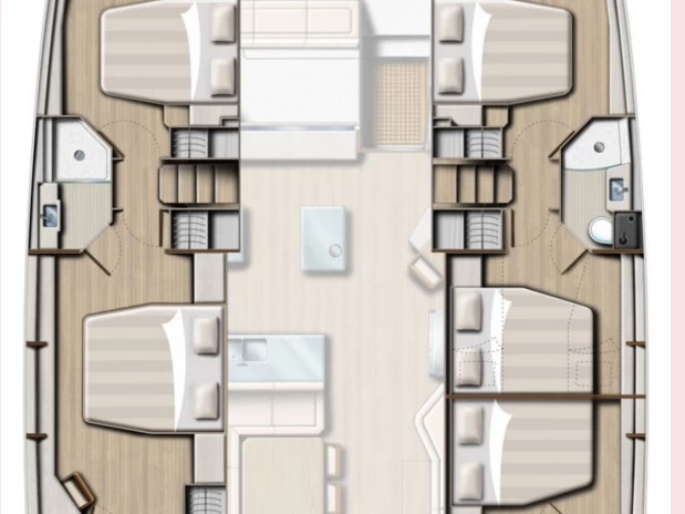 Wynajem Katamaran w Alimos - Bali Bali 5.4