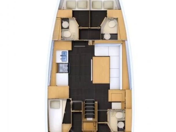 Wynajem łodzi Jeanneau Jeanneau 54 w Rhodes (City) na SamBoat 