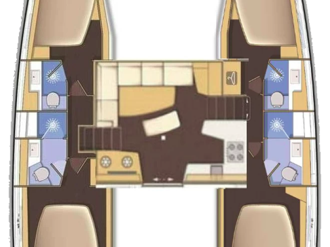 Wynajem Katamaran Lagoon z patentem 