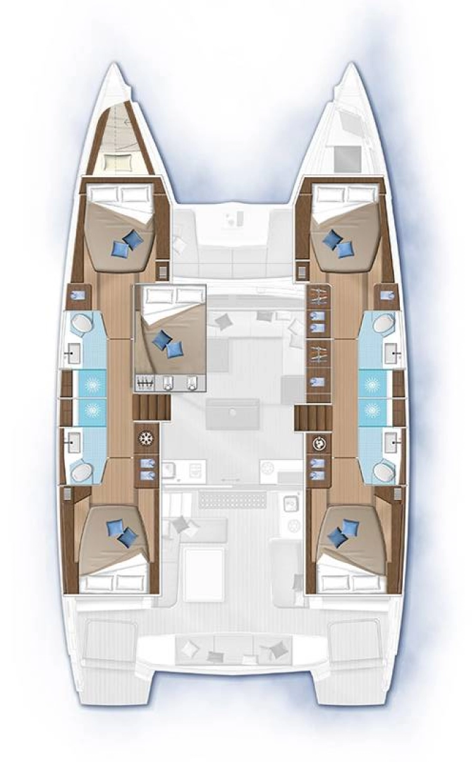 Wynajmij Lagoon Lagoon 50 w Lefkáda