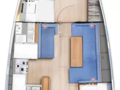 Wynajem łodzi Jeanneau Sun Odyssey 410 w Piso Livadi na SamBoat 