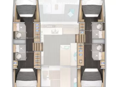 Wynajmij Katamaran z lub bez skippera Lagoon w Road Town