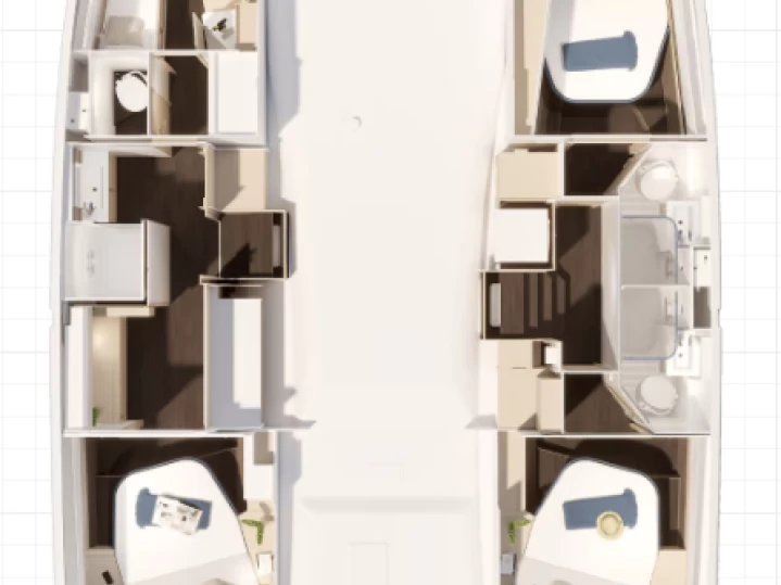 Wynajem Katamaran w Frenchtown - Fountaine Pajot Fountaine Pajot FP 44 Maestro - 3 cab.