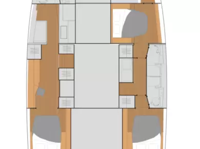 Wynajem Katamaran Fountaine Pajot z patentem 