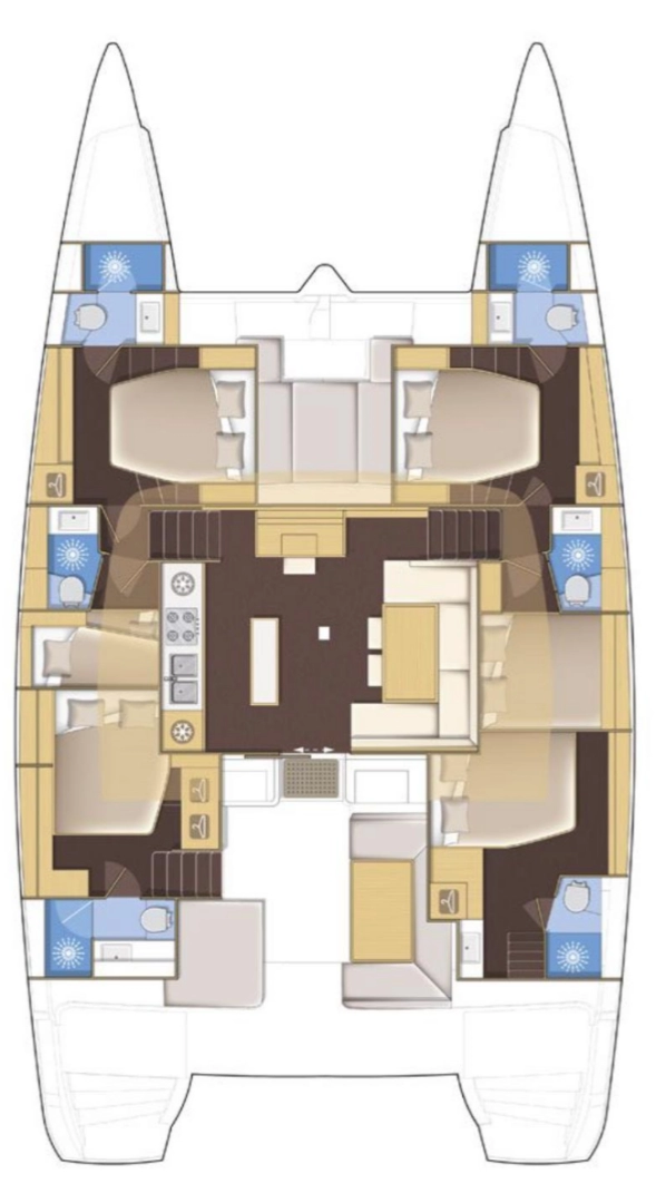 Wynajem Katamaran w Belize City - Lagoon Lagoon 52