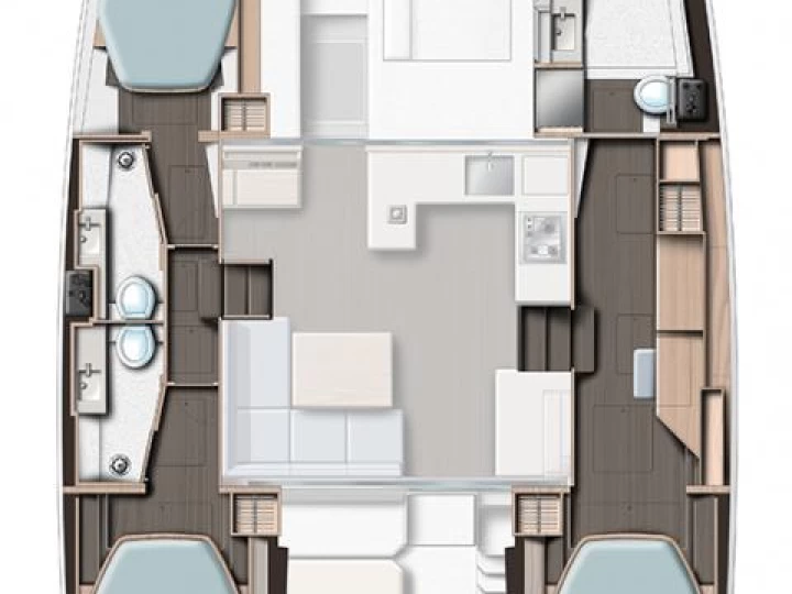 Wynajem łodzi Leopard Catamarans / Robertson & Caine Leopard 42 - 3 cab. w Marsh Harbour na SamBoat 