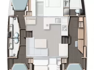 Wynajem łodzi Leopard Catamarans / Robertson & Caine Leopard 42 - 3 cab. w Marsh Harbour na SamBoat 