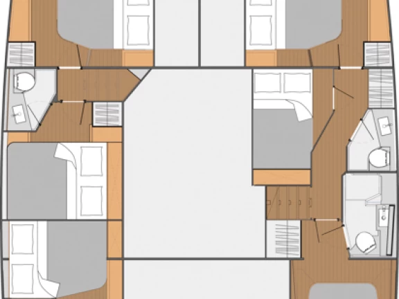 Wynajem Katamaran w Eden Island - Fountaine Pajot Saba 50