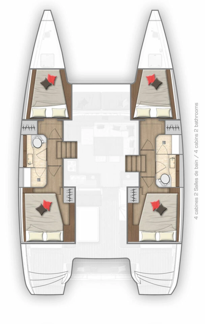 Wynajem łodzi Ao Po tanio Lagoon 40