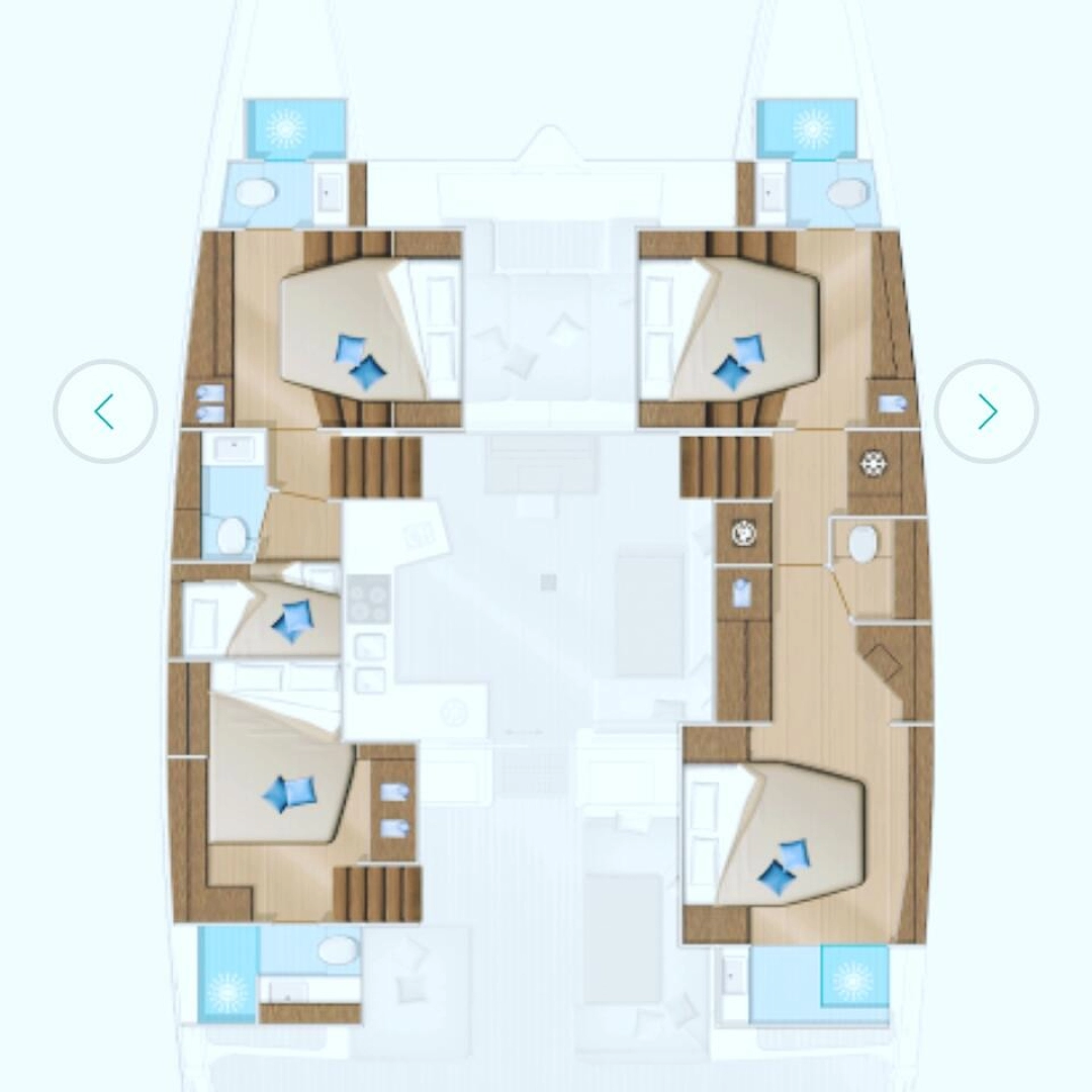 Wynajmij Katamaran z lub bez skippera Lagoon w Ao Po