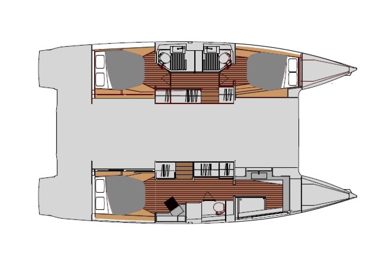 Fountaine Pajot Astrea 42 między profesjonalistami a osobami prywatnymi w Marsylia