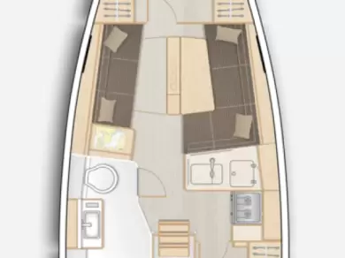 Wynajem łodzi Marsylia tanio Hanse 348