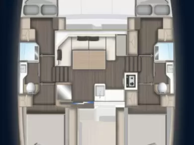 Wynajem Katamaran Aventura z patentem 