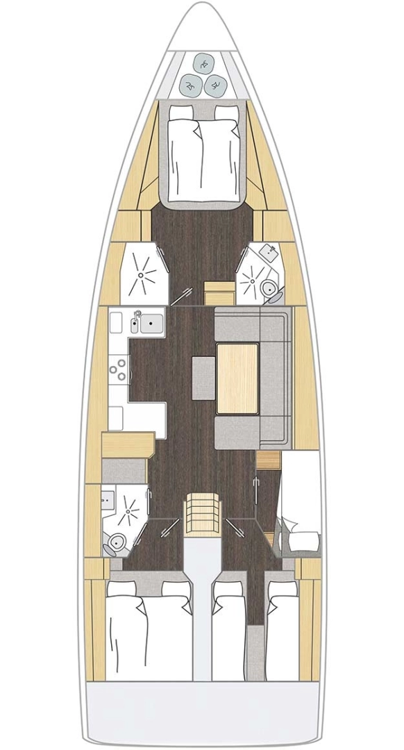 Wynajem łodzi Bavaria Bavaria C46 w Pirovac na SamBoat 