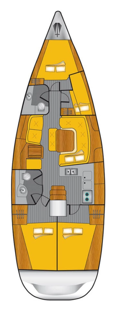 Jeanneau Sun Odyssey 43 między profesjonalistami a osobami prywatnymi w Flensburg