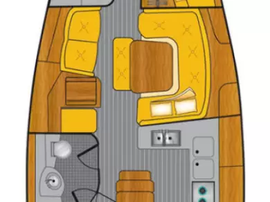 Jeanneau Sun Odyssey 43 między profesjonalistami a osobami prywatnymi w Flensburg