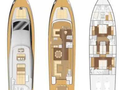 Wynajem Luksusowy jacht Permare Group z patentem 