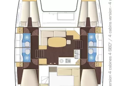 Wynajem w San Vincenzo- Lagoon Lagoon 400 S2 na SamBoat