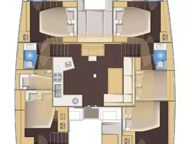 Wynajem w Trogir- Lagoon Lagoon 52 F na SamBoat