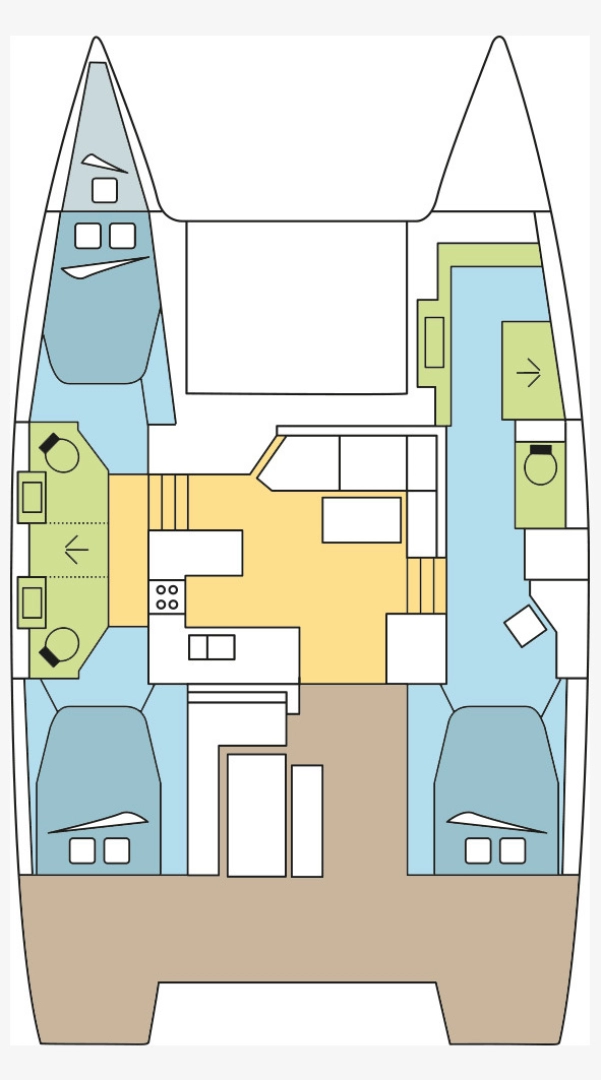 Fountaine Pajot Astrea 42 między profesjonalistami a osobami prywatnymi w Road Town