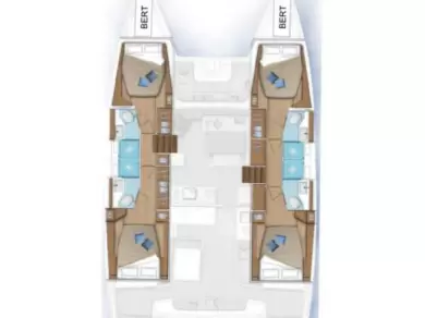 Wynajem Katamaran Lagoon z patentem 