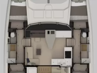 Wynajem Katamaran Nautitech z patentem 