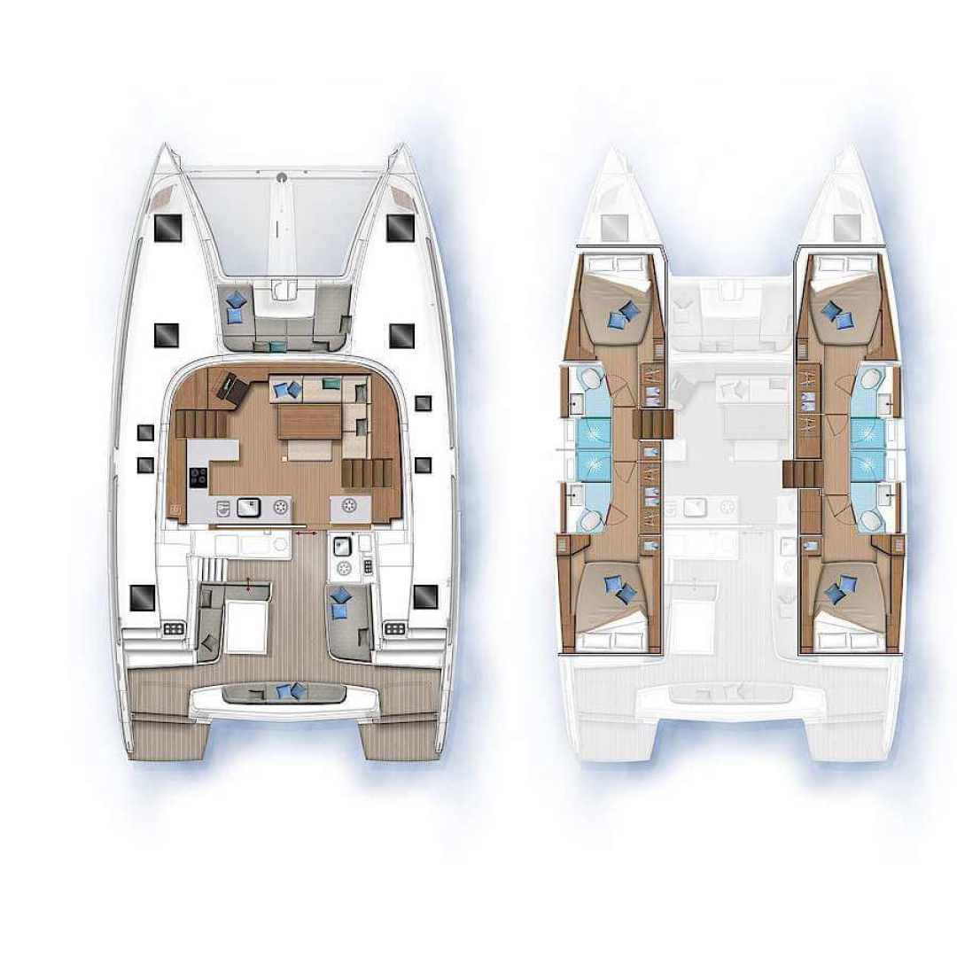 Wynajmij Lagoon Lagoon 46 w Fethiye