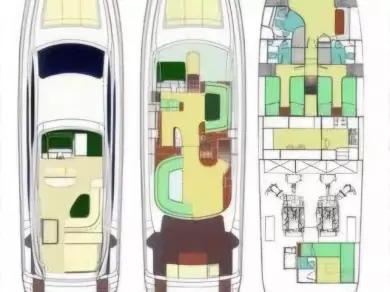 Riva Riva Dolcevita 70 Super - 3 + 1 cab. między profesjonalistami a osobami prywatnymi w Novigrad