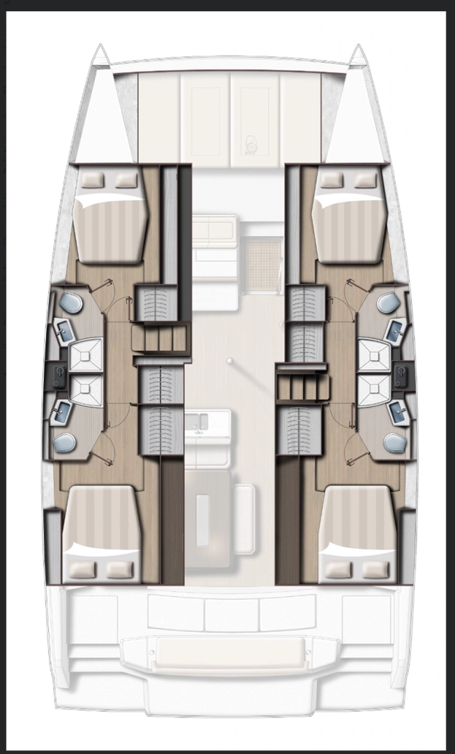 Wynajmij Katamaran z lub bez skippera Bali w Parham Town