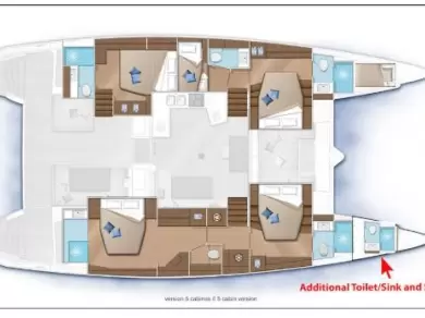 Wynajmij Lagoon Lagoon 52 w Parham Town