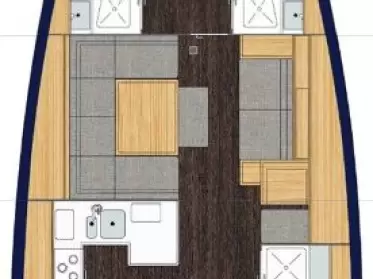 Wynajem Żaglowiec Bavaria z patentem 