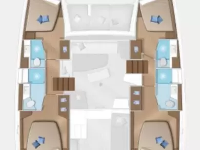 Wynajmij Katamaran z lub bez skippera Lagoon w Goecek